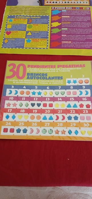30 brincos autocolantes da Super Pop, selados