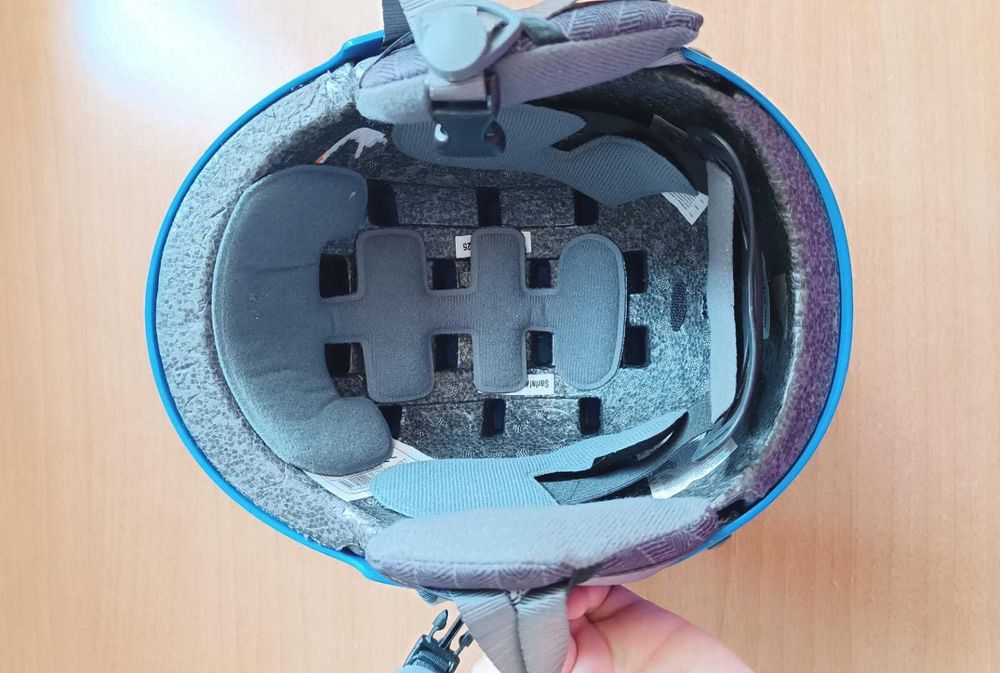 capacete neve como novo