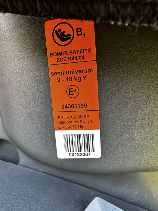 Fotelik samochodowy Romer Britax 9-18 kg Super!