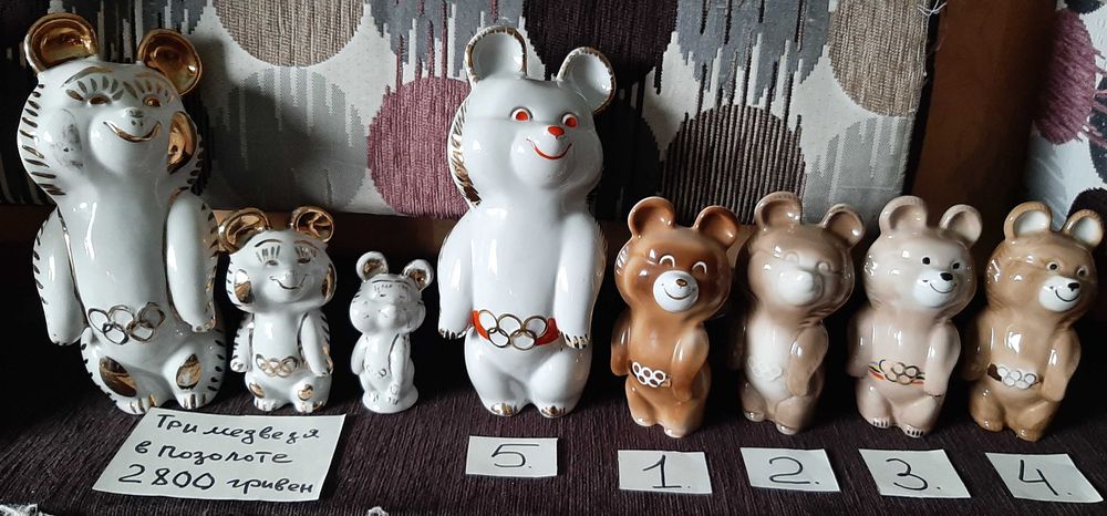 Фарфоровые статуэтки Советского периода.