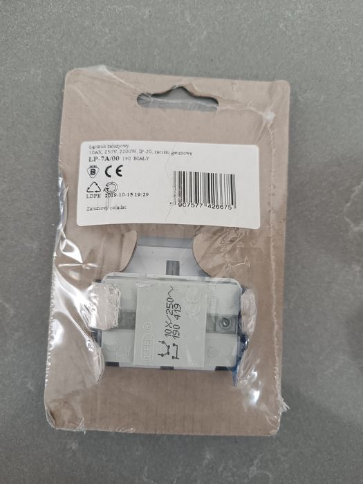 Łącznik żaluzjowy Ospel biały nowy