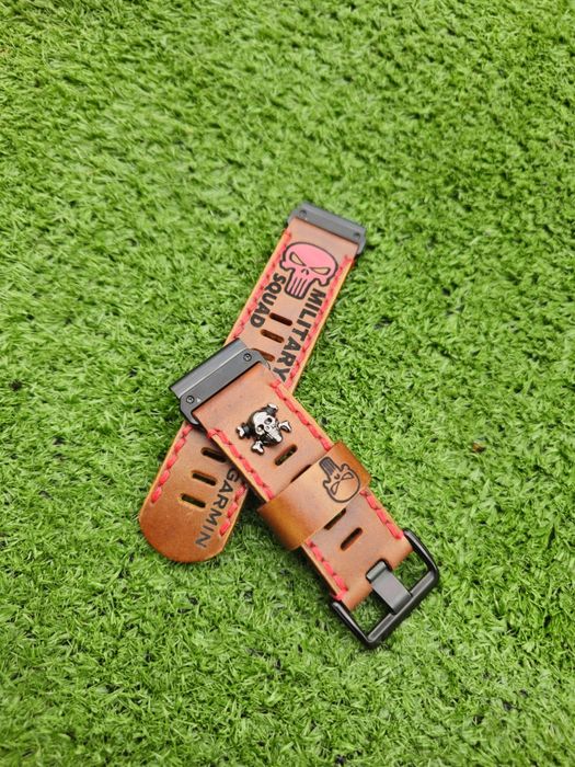 Pasek do Garmina szerokość 26 mm, QuickFit  ,skóra naturalna, handmade