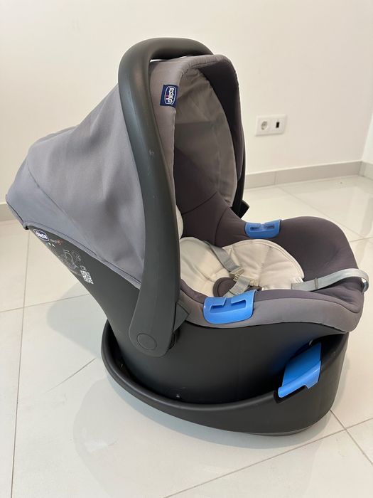 Trio Chicco com máquina de embalar alcofa