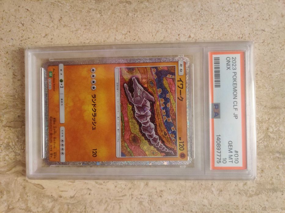 Pokémon Slabs PSA 10 & CGC 10 – Onix Master Ball + Pokémon Tairiku Promo