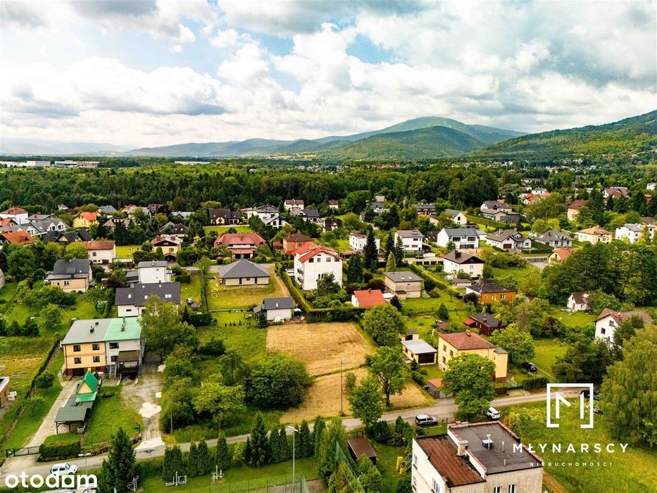 Płaska,prostokątna działka budowlana w Wilkowicac - Widok 3