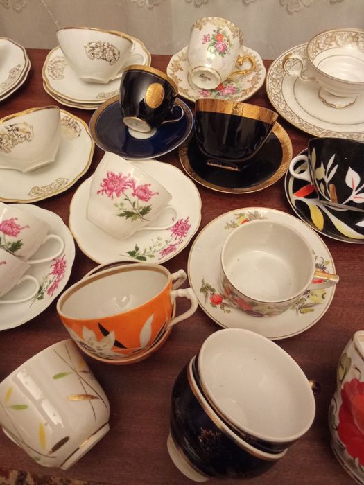 Чайные пары и чашки