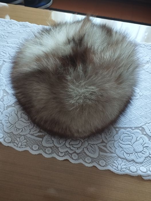 Szalik i czapka z lisa