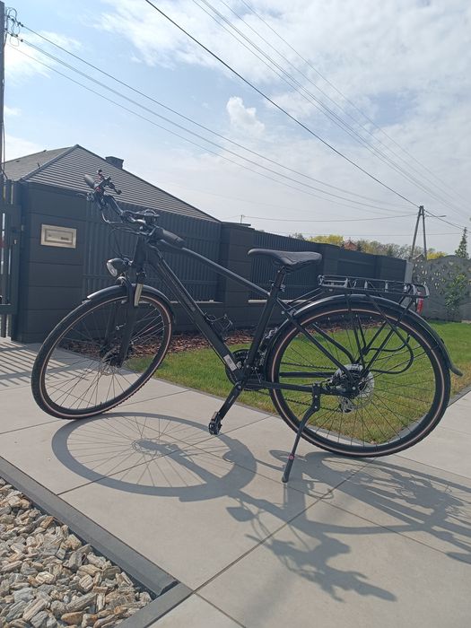 Rower trekkingowy Scrapper Crossroad 9.1 nowy bagażnik bidon uchwyt telefon rama 18" koła 28" hamulce tarczowe