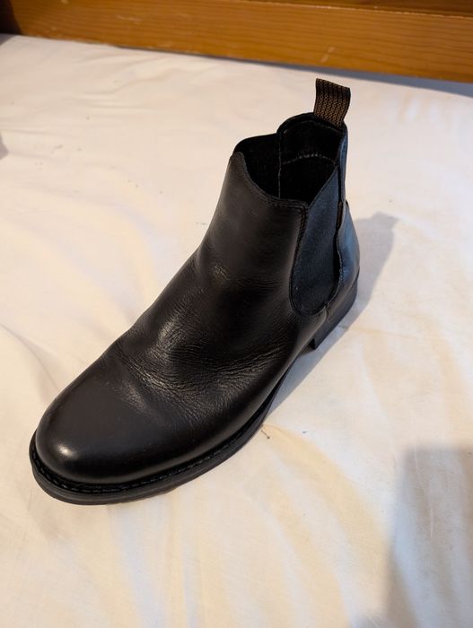 Botas em couro chelsea