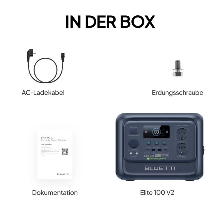 Зарядная станция Bluetti Elite 100 V2 1024wh (1800w)