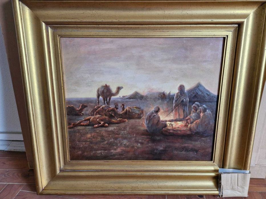 Pintura Nómadas Árabes