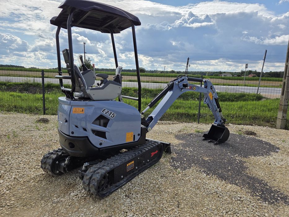 Nowa Minikoparka EZ 15. 1500kg. Bez kabiny, Leasing. Joystick