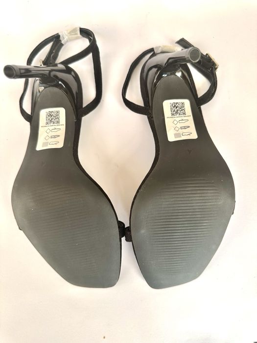 Sandálias pretas minimalistas ASOS Design | Novas | EU 37