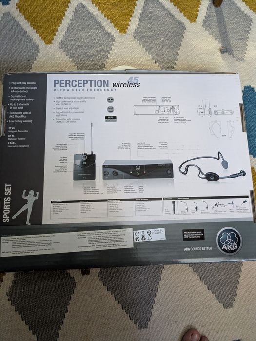 AKG SR 45 Sports Set BD U2 - Mikrofonowy zestaw bezprzewodowy
