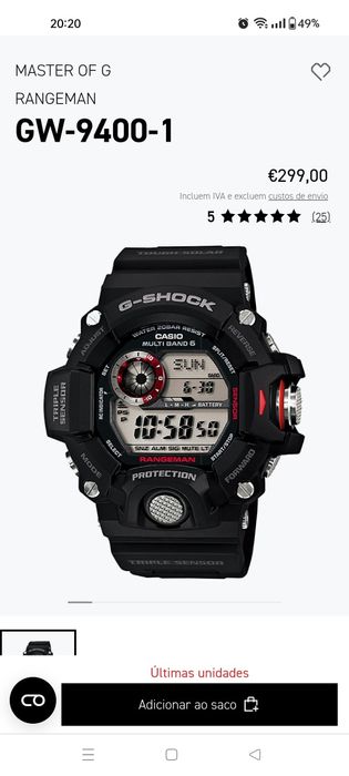 Casio GW -9400 Rangeman