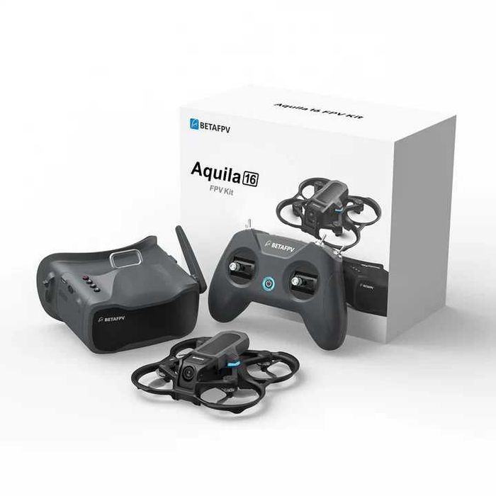 BetaFPV Aquila16 FPV Kit (Дрон+окуляри+пульт) НАЯВНІСТЬ!  опт\роздріб Набір для польоту на дроні Комплект для новачка квадрокоптер FPV Бетафпв набір