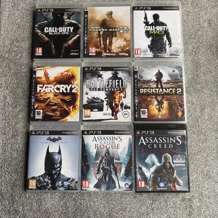 Диски с играми на PS3 лицензия