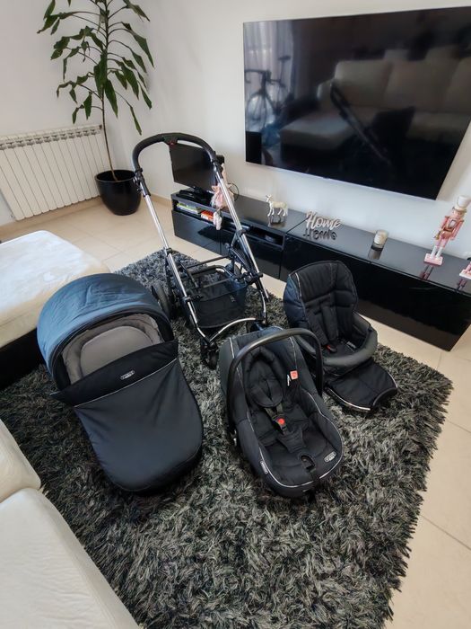 Trio Bebecar I3 com todos os acessórios