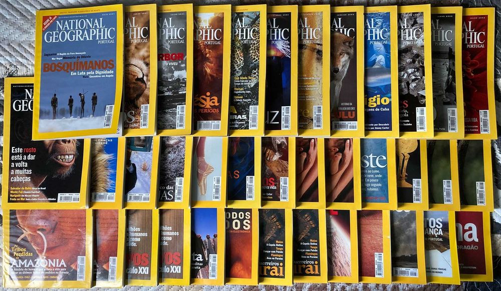 Revistas National Geographic Portugal [lista na descrição]