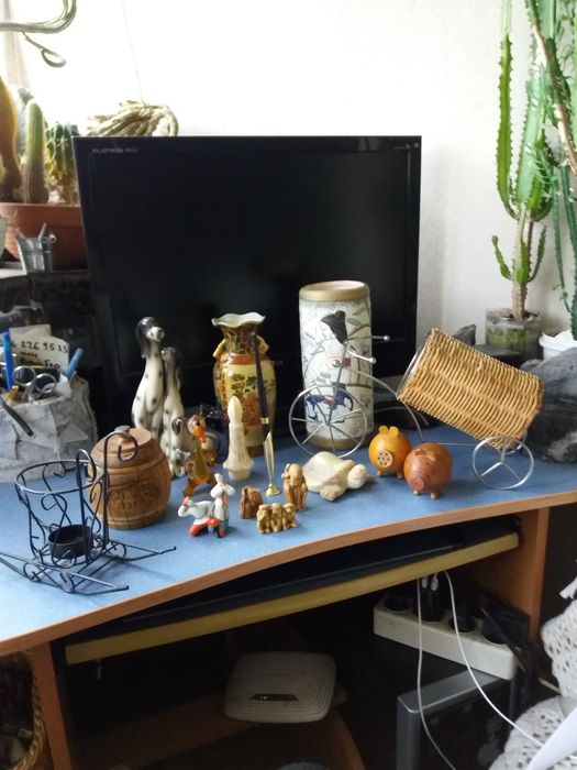 Статуэтка советская/ пепельница/подставка для бутылки/ваза ручная раб