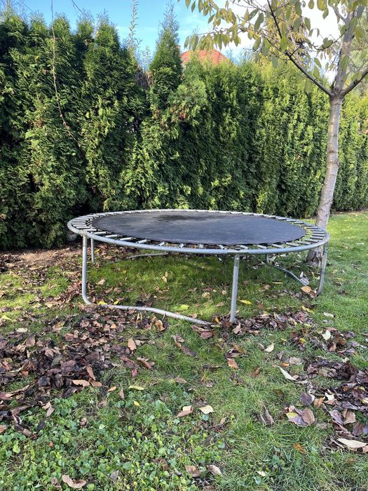 Trampolina uzywana dla kur