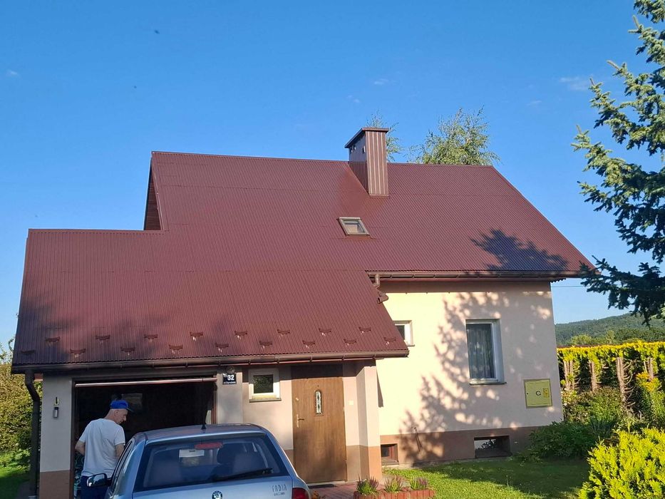 Malowanie dachów, elewacji, dachu, malowanie hal, mycie dachówki