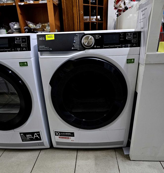 Suszarka AEG seria 9000X Exclusive AbsoluteCare Pro | 8kg | gw12mcy