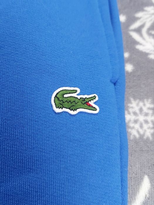 Spodnie dresowe Lacoste, niebieskie.
