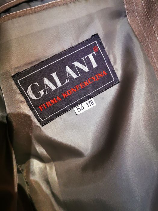 Garnitur kompletny jasny! Marynarka, kamizelka, spodnie!