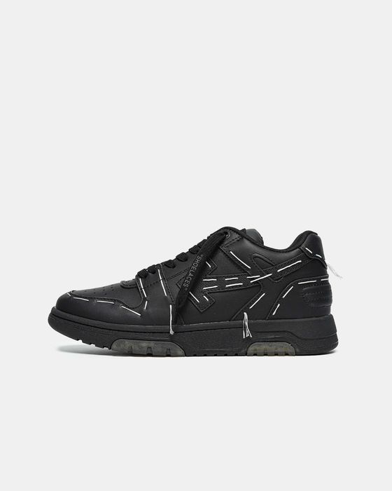 Кросівки OFF-WHITE OUT OF OFFICE All Black premium | Кроссовки чоловічі жіночі