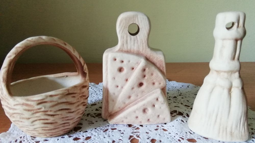 Кухонный комплект декор глиняний из 3 предметов