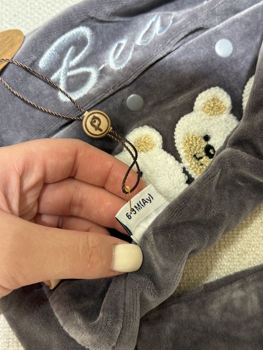 Велюровий костюм 6-9 міс 74 розмір