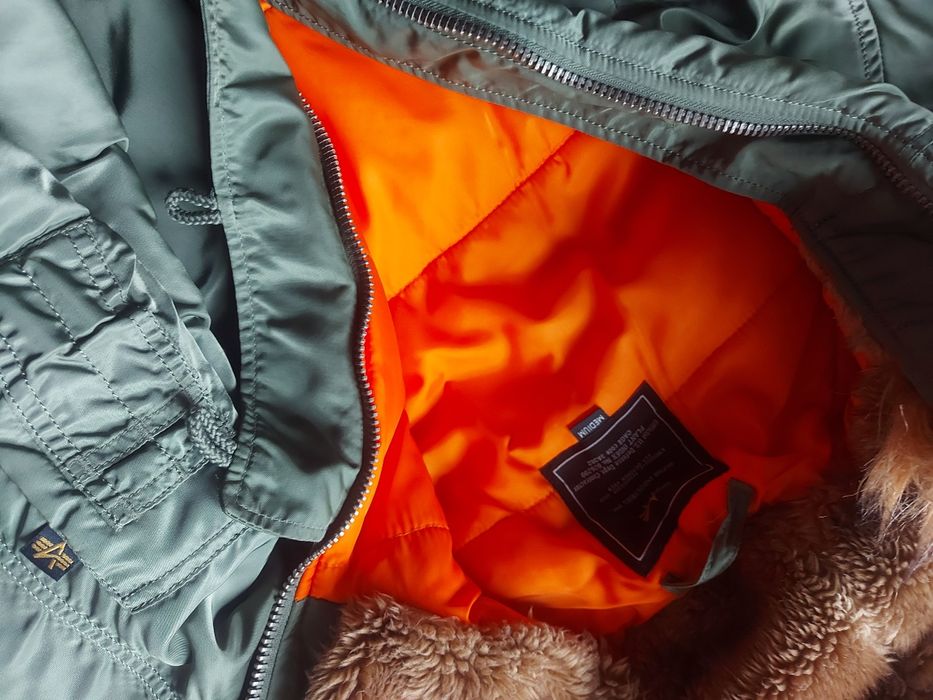 Kurtka Alpha Industries N3B Zielona M alaska
