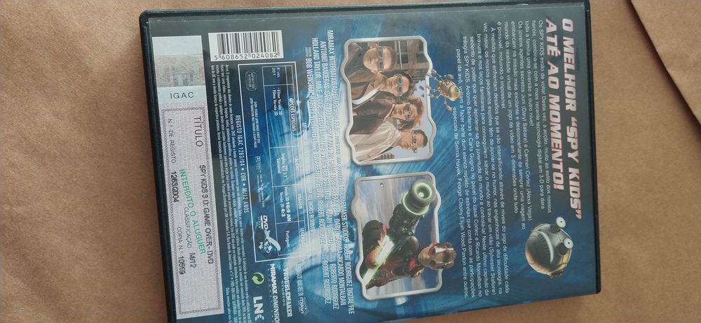 DVD Spy kids 3D com óculos