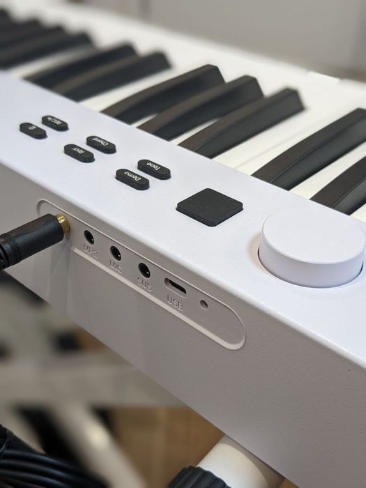 Нове біле цифрове піаніно складне портативне