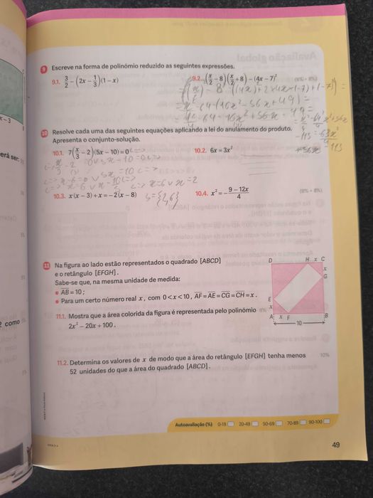 Cadernos de atividades 9° ano