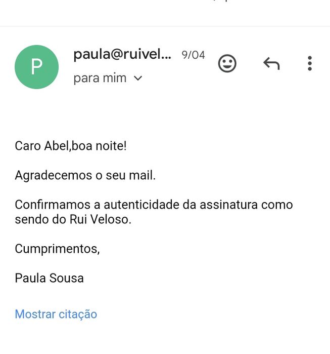 Viola Assinada por Rui Veloso