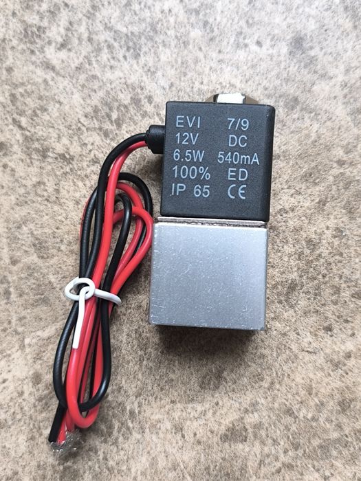 Електромагнітний клапан EVI 12V DC 6.5W IP65 соленоїдний