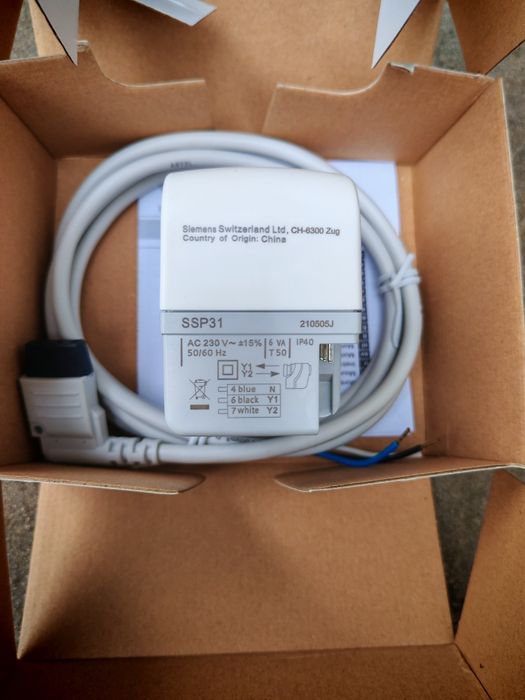 Електропривод клапана Siemens SSP31 Acvatix (Новий, 230V)