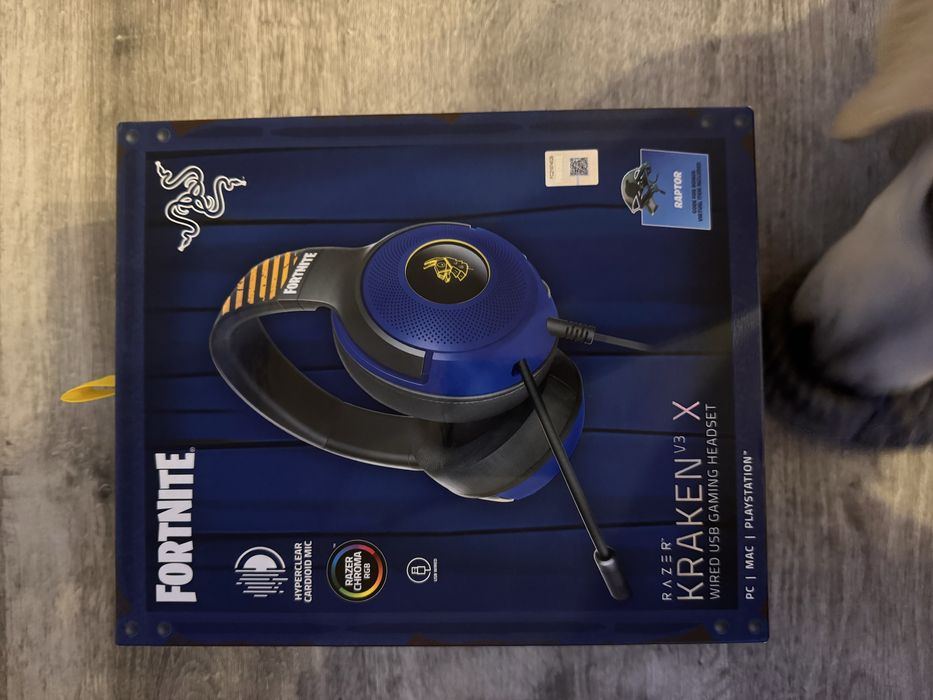 Nowe Słuchawki razer kraken v3 X Fortnite edition