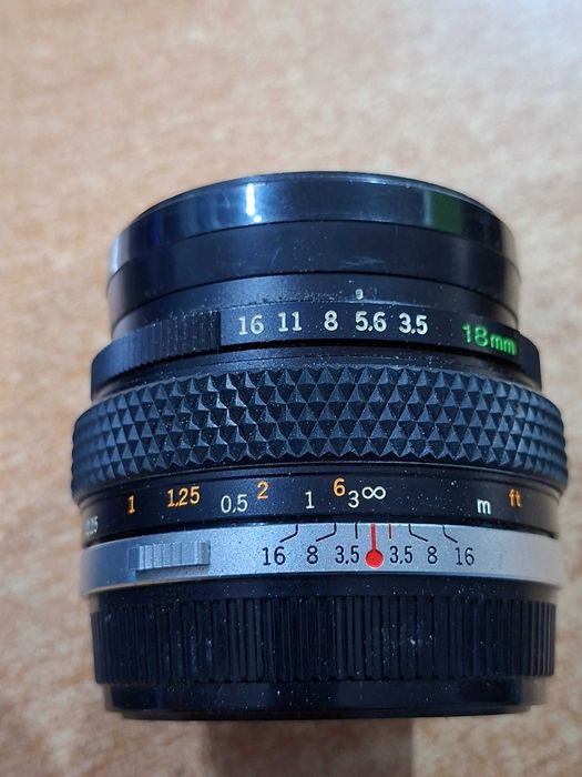 Obiektyw Olympus 18mm F 3,5 Zuiko MC Lens made in Japan OM System