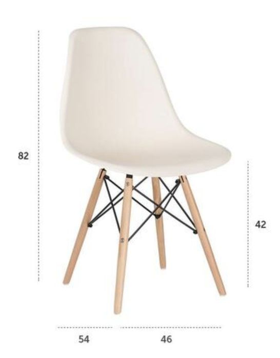 Cadeira réplica Eames como nova