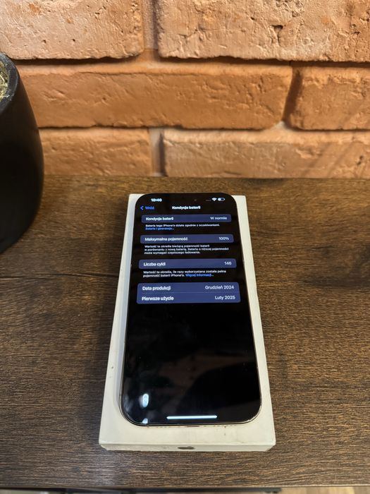 iPhone 16 Pro Max 100% 256gb Desert Titanium | Pustynny Tytan