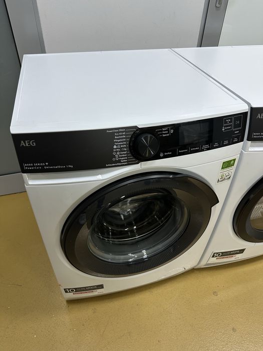AEG pralka 9kg + AEG suszarka 8kg PomPa  zestaw NOWY