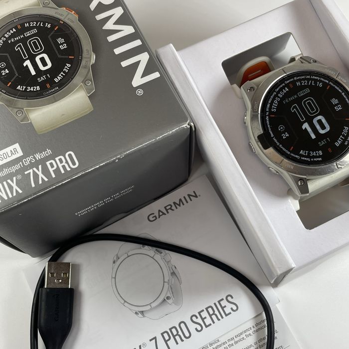 ЯК НОВІ | Garmin Fenix 7X  Pro Sapphire Solar Titanium | Гарантія | Trade-in