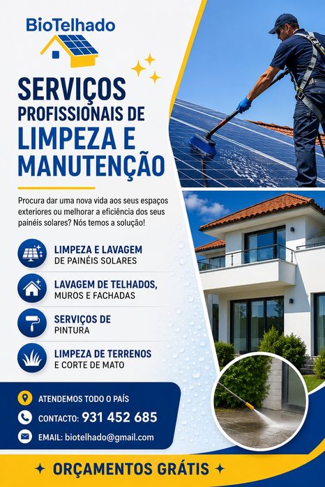 Serviços de Limpeza e Manutençao