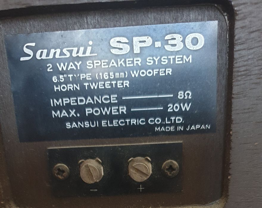 Kolumny Vintage  Sansui SP 30