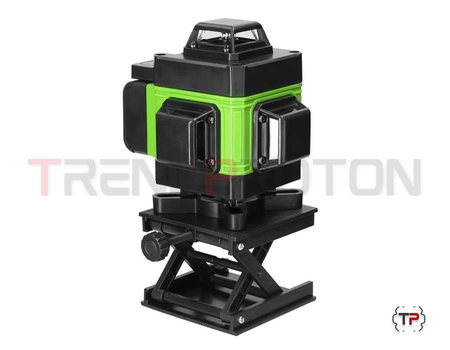 Nível Laser de 16 Linhas 4D 360° c/ 2 Baterias, Acessórios e Mala