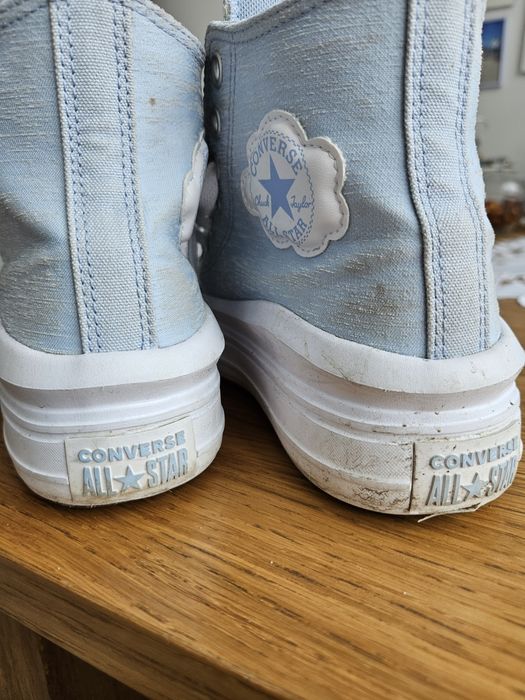 Converse niebieskie
