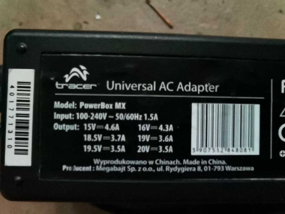 Zasilacze do laptopów HP, Panasonic, Modecom, Trust, Tracer, FSP, APD
